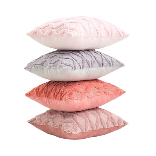 Fundas de almohada de terciopelo acolchadas de 2 piezas para sofás y cabeceras 6