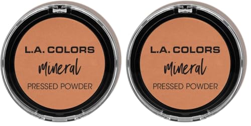 Image of L.A. COLORS Mineral Pressed Powder, Natural Beige CMP375 (Pack of 2)