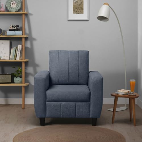 Sleepyhead Bae Designed by Duroflex - 1 Seater Sofa Chair, Premium Fabric |Space-Saving Design |Comfort & Easy Maintenance |3 Years Warranty |Stylish 
