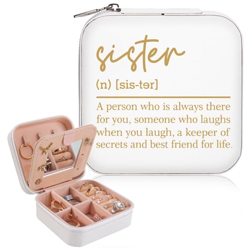Sister Gifts from Sister Birthday Gift Ideas Friendship Gift for Sisters Sis Best Friends Big Sister Little Sister Gift Graduation Gifts Thank You Gifts for Sister Jewelry Box To My Sister Gifts