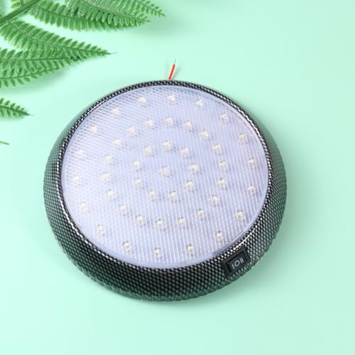 Luz LED para coche redonda interior en pack de 2 piezas plásticas 5