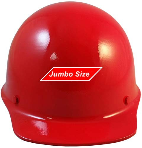 Texas America Safety Company MSA Skullgard (LARGE SHELL) Cap Style Hard Hats with STAZ ON Suspension - Red