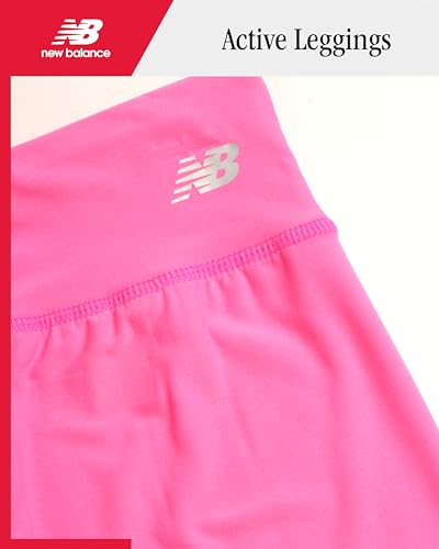 New Balance Active Girls Leggings - Athletic Leggings Yoga Pants Running Workout Ballet Kids Dance Pants (Sizes: 7-16)2