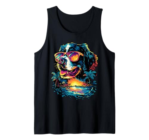 Bernese Mountain Dog Lovers Design, cane da montagna vintage Canotta