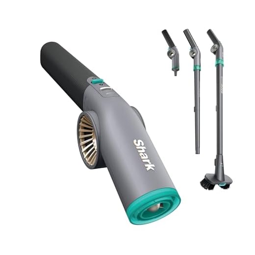 Shark BlastBoss All-in-One Cordless Air Blasting System With BlastBroom - Charcoal AB2111UK