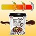 Yopokki Instant Tteokbokki Cup (Jjajang, 2 Cups) Korean Street food with Jjajang flavored sauce Topokki Rice Cake - Quick & Easy to Prepare
