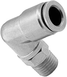 Tectite 1/4 In. Brass Push-To-Connect X 3/8 In. Male Pipe Thread 90-Degree Elbow FSBME1438 - The Home Depot - Foto 4