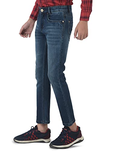 Image of Crimsoune Club Boy Blue Solid Light Fade Jeans