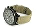Timex Men’s Expedition Field Chrono 43mm Watch – Black Case & Dial with Tan Fabric Strap