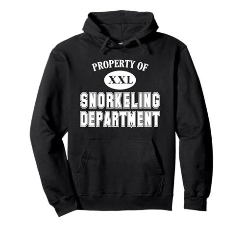 Property of Snorkeling Department Fun Collegiate-Style Pullover Hoodie