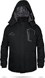 normani Winterjacke Softshelljacke Yukon-Edition Schwarz [S-3XL] Größe XXXL