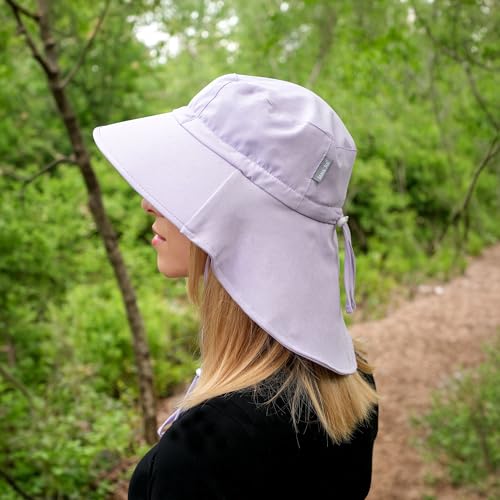 Image of JAN & JUL Water Resistant Sun Hat with UV Protection and Neck Flap for Men and Women