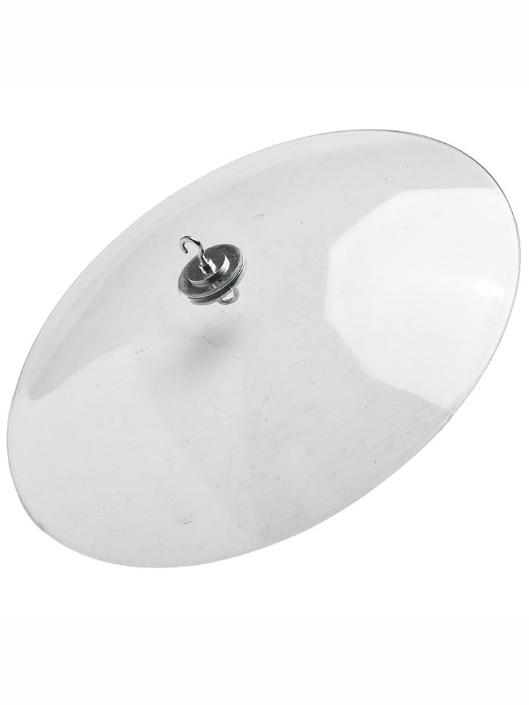 Mangeoires à oiseaux sauvages en plastique transparent pour déflecteur d'écureuil et protection contre les intempéries, 33 cm de diamètre