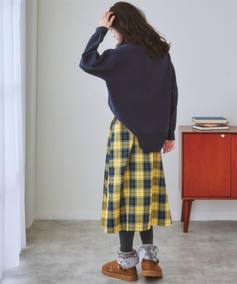 [ニッセン] moz エコファー厚底ムートン調ブーツ（ワイズ３Ｅ）