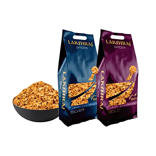 Image of LAKSHRAJ SPICES Roasted Split Coriander Seeds - 1 Kg | Dhanadal Mukhwas