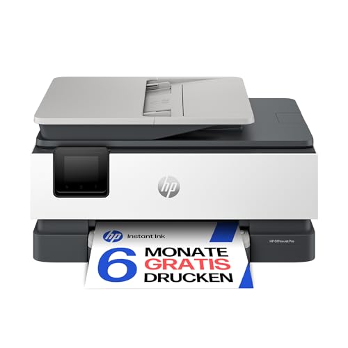 HP OfficeJet Pro 8132e Multifunktionsdrucker, 6 Monate gratis drucken Instant Ink inklusive, Drucker, Scanner, Kopierer, Fax, WLAN, LAN, Duplex, ePrint, Airprint, Basalt