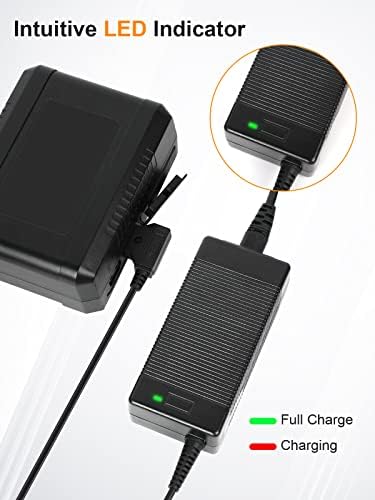 Moman D-Tap Charger with D Tap Cable for V-Mount/V Lock Battery/Power99 NANOONE, Battery Power Adapter for Sony Camera DSLR [DC 16.8V/3A]