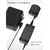 V-Mount Battery Charger D-tap, Moman Gimpro D-tap Charger DC 16.8V 3A max Output Fast Charge with HVR-S270C PMW-EX330K PMW-EX330L, Charger-V-Mount-Battery-Moman