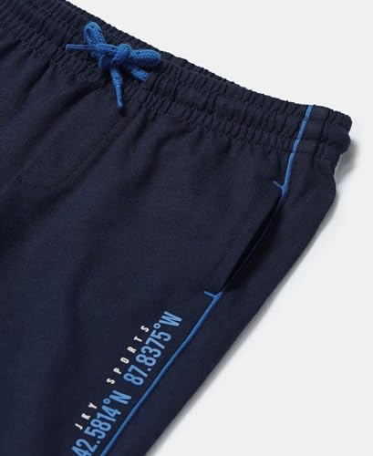 Image of Jockey AB10 Boys Super Combed Cotton Rich Graphic Printed Joggers with Elasticated Hem
