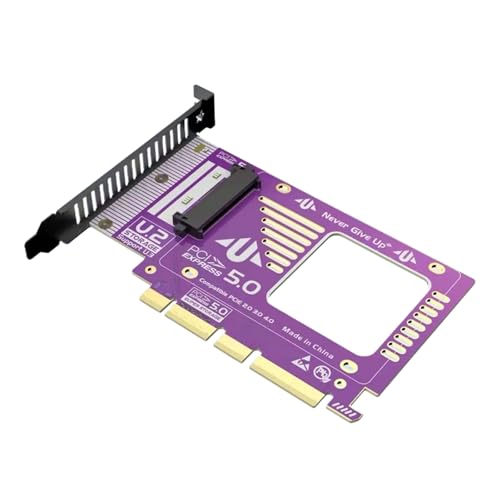 Carte d'extension PCIE 5.0 1X vers SFF-8639 idéale pour le traitement de données fluides