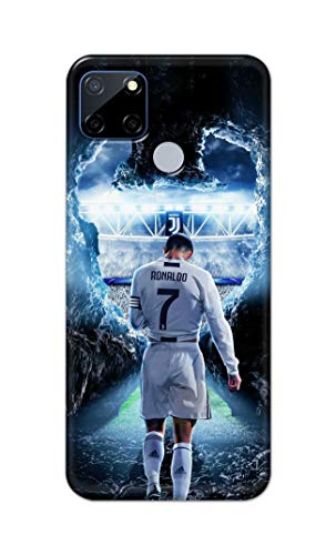 Image of Printed Hard Back Cover Case for Realme C12 Back Cover (Footbal Legend) -1302