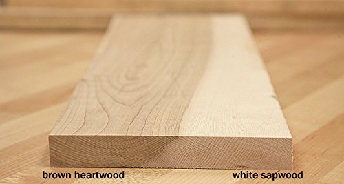 2 Hard Maple Thin Wood Boards @ 1/4 x 8 x 24 Inches. Kiln Dry Lumber