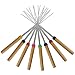 Produktbild aoory Marshmallow Roasting Sticks Set von 8 Telescoping Rotating Smores spieße Hot Dog Gabel Kinder Camping Campfire Fire Pit zubehör