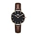 Produktbild Daniel Wellington Petite Bristol, Dunkelbraun/Roségold Uhr, 32mm, Leder, für Damen