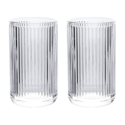 Gaolinci 2 Pcs Glass Tumbler Set Cover