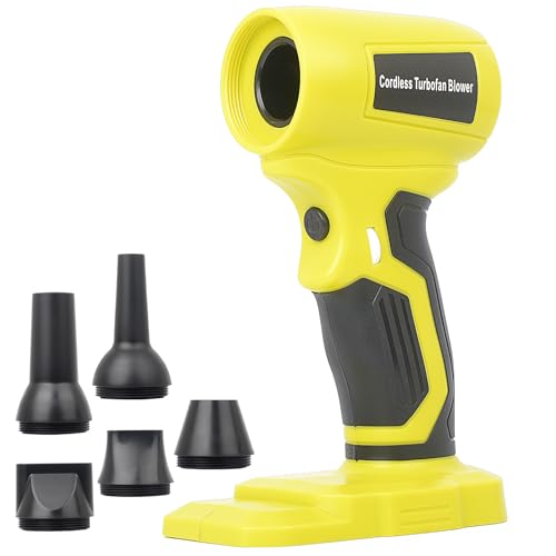 Cordless Air Blower for Ryobi 18V Battery，Cordless Duster with Infinitely Adjustable Speed，30m/s, for Car Computer Dust Cleaner Jobsite Camping & Pool Toy(Battery not included)