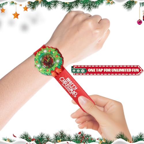 Kids Watches for Girls, Slap Wrist Watch Kids Analog Watches for Stocking Stuffers, Waterproof Silicone Children Wrist Watches Birthday Christmas Gift for Over 3 Years4