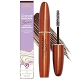 Grande Cosmetics GrandeMASCARA Conditioning Peptide Mascara - Buildable Volume & Length, Water-Resistant & Clump-Free, Lash & Extension Friendly, Brown (0.20 oz)
