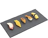platos queso burrata Platos de sushi tradicionales de estilo japonés, clásicos y resistentes, las bandejas de pizarra no solo satisfacen las exigencias del uso diario y también muestran su buen gusto.