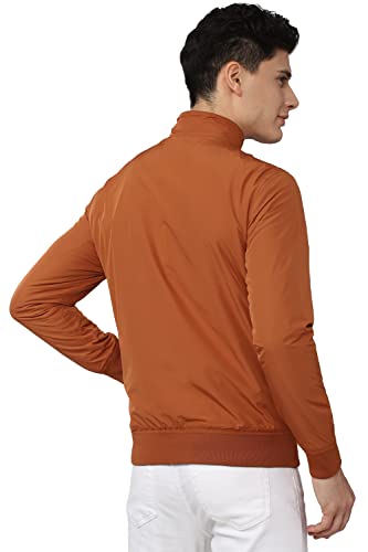 Image of Peter England Men Cotton Blend Standard Length Jacket
