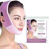 Chin Strap for Sleeping – Double Chin Support & Jawline Shaping Tape – Reusable V Line Band and Face Lift Tape for Women – Comfortable, Breathable – One Size Fits Most