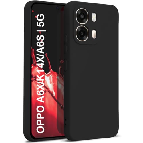 TRUEUPGRADE Back Cover for Oppo A6X 5G, Black - Image 2