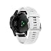 Produktbild Garmin Fenix 5 armband, KIMODO Ersatz Silicagel Schnellinstallation Soft Band Strap Für Garmin Fenix 5 GPS Uhr (Weiß)