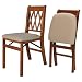 Stakmore Lattice Back Folding Chair Finish, Set of 2, Cherry