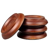 Awwertse Für Hartholzböden, Lärmschutzpolster für Klaviere, 4-Teiliges Set - Zubehör für Klavierrollen-Fußpolster