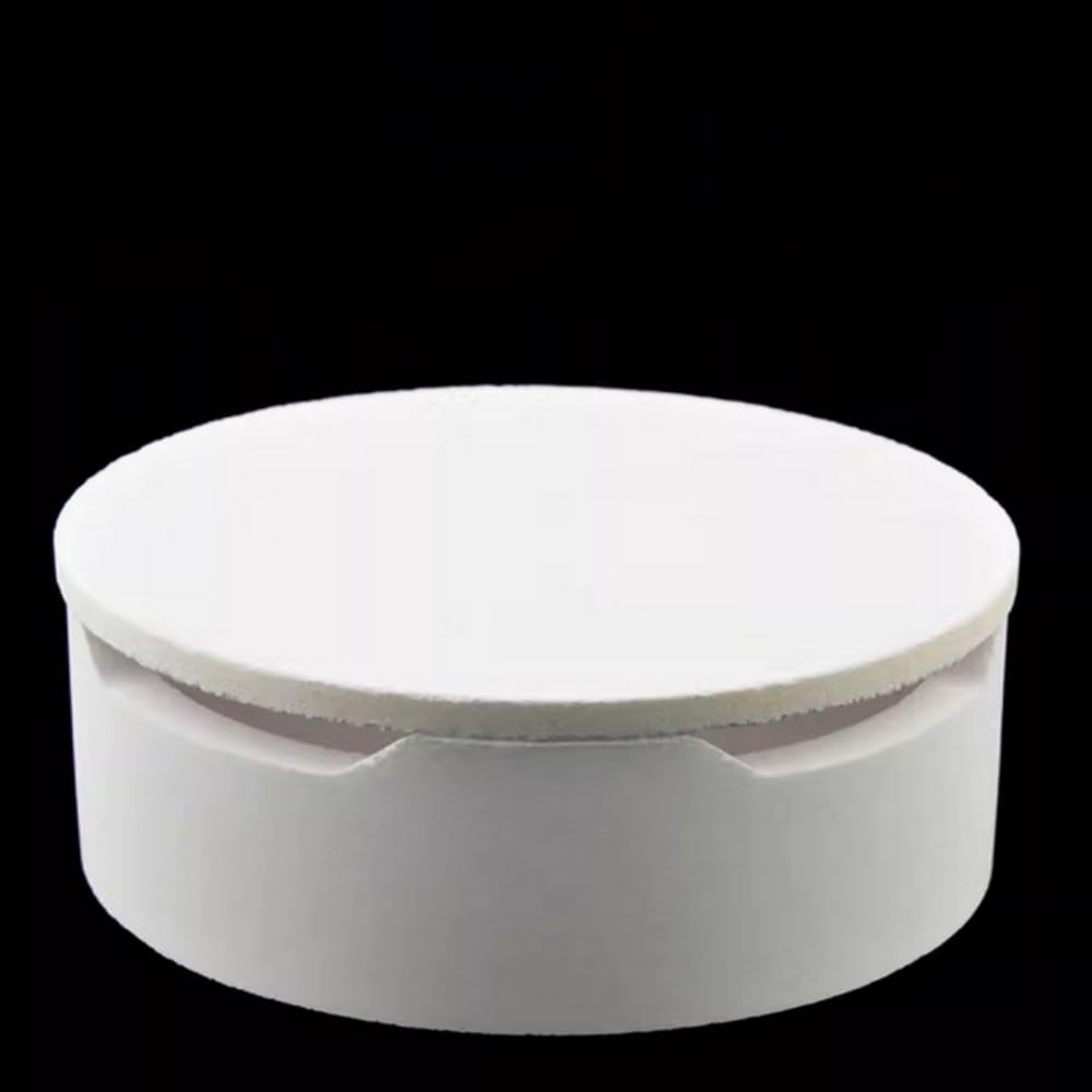 Płyta do spiekania cyrkonu o wysokiej czystości — okrągłe krążki ze spieku Zestaw pokryw tygla do zastosowań wysokotemperaturowych(100x30mm with Lid)