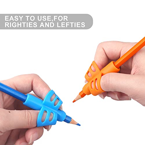6 Pack Pencil Grips for Kids Handwriting Pencil Grippers, Pencil Writing Aid Grip Posture Correction Tool for Kids Toddler Children Special Needs