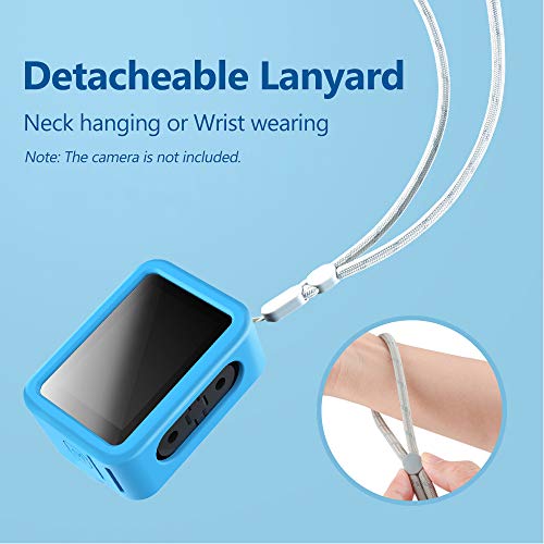 Action Camera Case de proteção capa de silicone macio com tampa de lente Acessórios de proteção de c