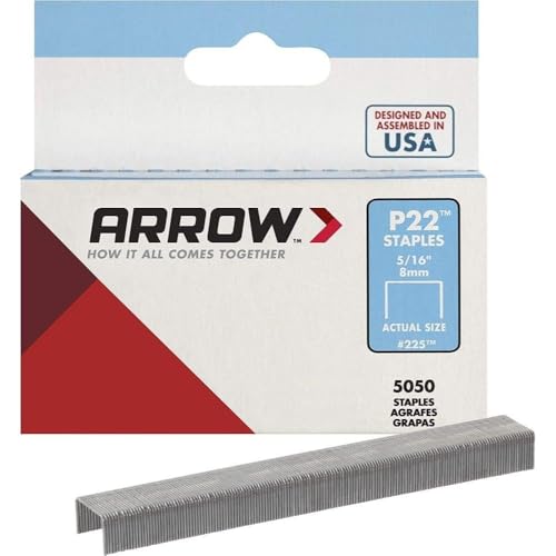 Arrow ARRP22516 P22 Staples 8mm ( 5/16in) Box 5050