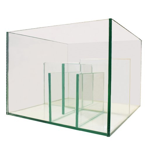 All Pond Solutions Acuario Arrecife Marino Tanque De Peces De Vidrio Sumidero Con Sección De Refugio 40cm Nano Cover