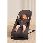 BabyBjörn Bouncer Balance Soft, Dark Gray, Woven/Jersey, Tri-Fabric | 2-in-1 Adjustable Baby Bouncer Seat and Toddler Chair, Newborn to Toddler (8-29 lbs), 4 Positions, Lightweight & Portable - Image 4