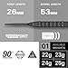 TARGET Darts Bolide Void 01 22G 90% Tungsten Swiss Point Steel Tip Darts Set