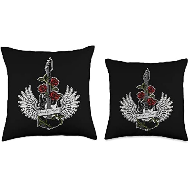 Rock And Roll Throw Pillow