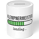 JUNIWORDS Spardose Sparbüchse, Klempnermeister Loading (6203251)