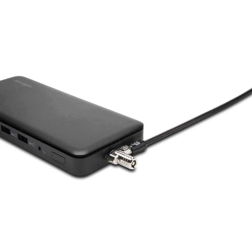 Mobile Edge Ultra-Slim 6.5' Laptop Lock Security Locking Key Cable, Anti-Theft, Universal Fit