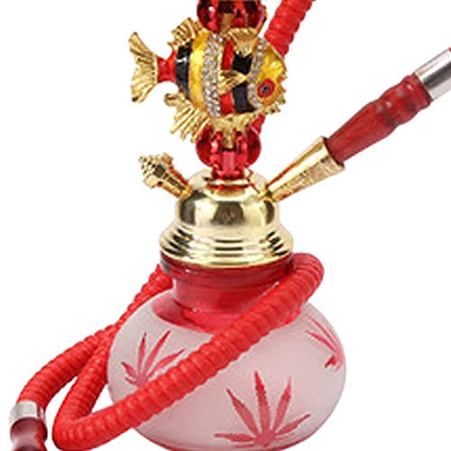 GPWDSN Raucher-Kit Komplettes Shisha-Set Shisha-Set Glasvase Shisha-Set mit allem Raucher-Set,leicht tragbar zerlegbar… – Bild 3